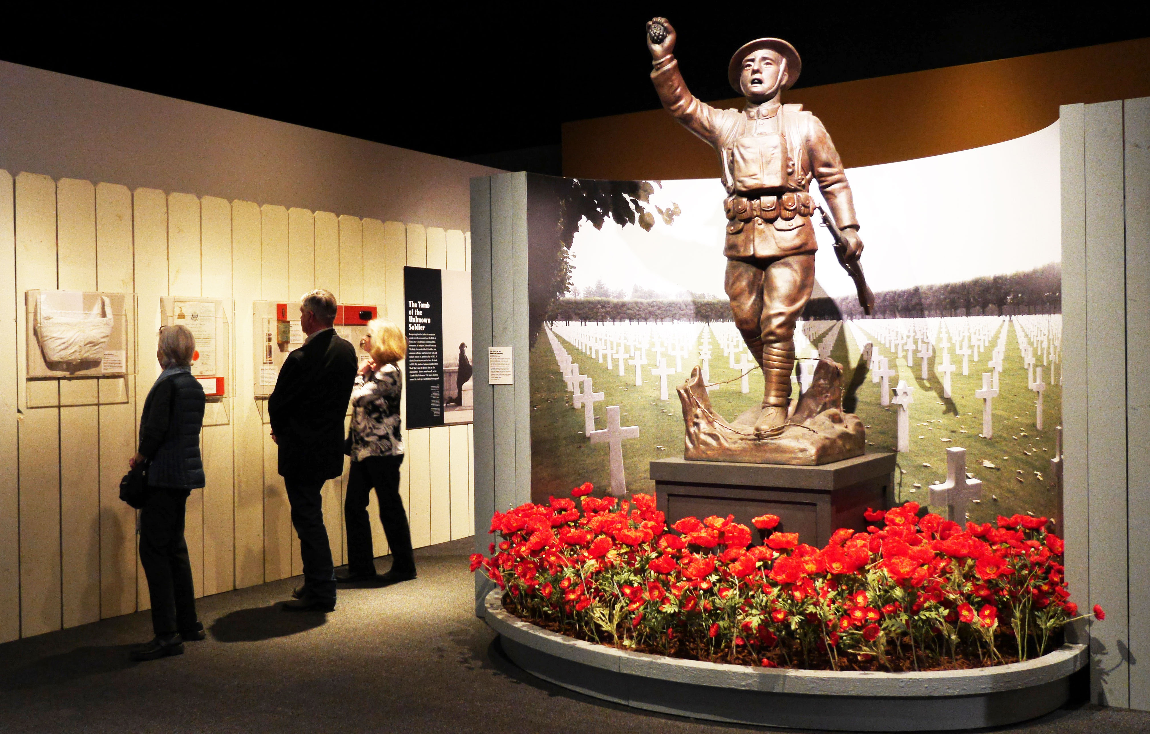 WWI America explores the era of the Great War through recreated scenes from the day, hundreds of rare artifacts, multimedia installations, and eye-witness accounts.
