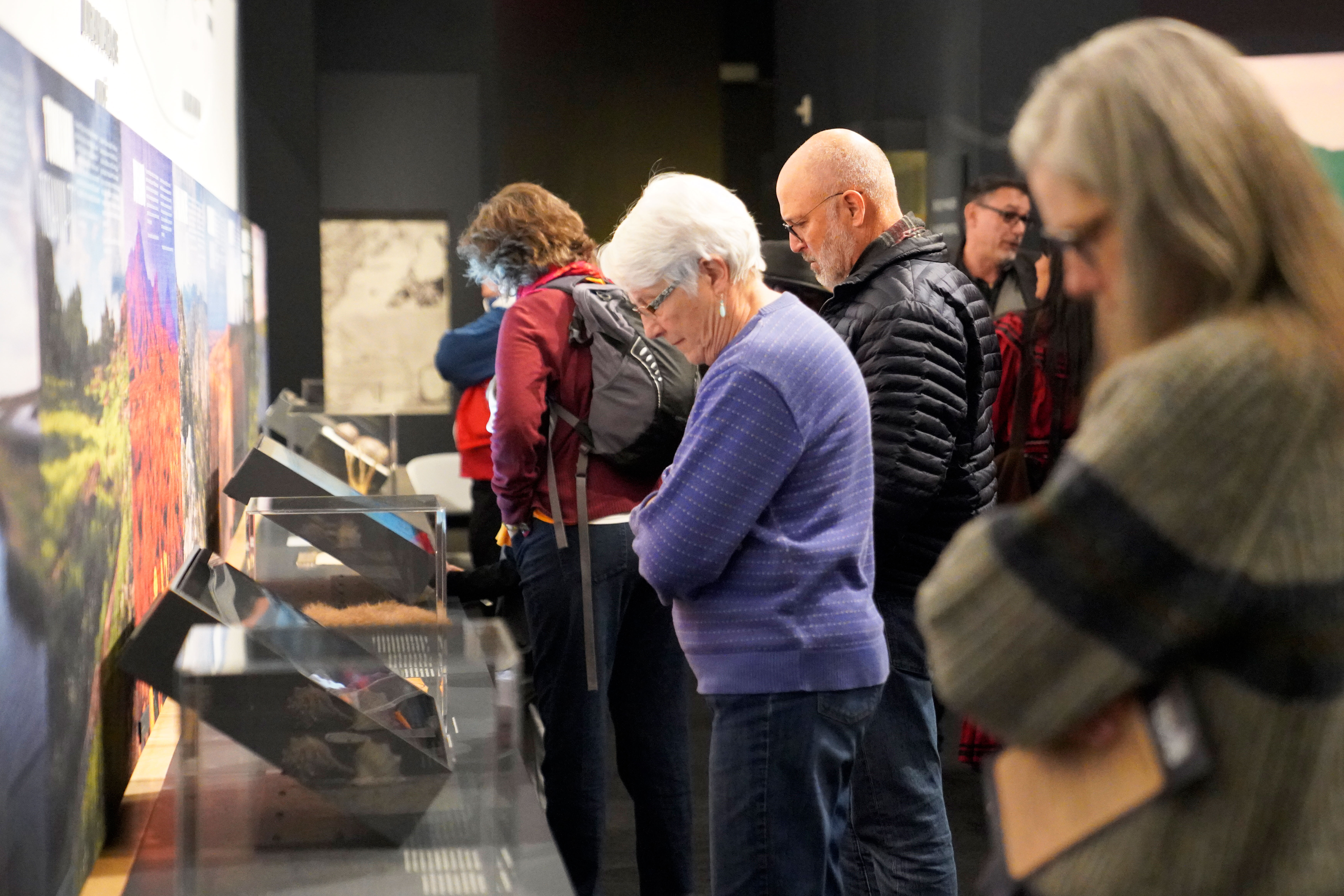 Becoming Texas features interactive multimedia experiences that allow visitors to explore the lives of American Indian tribes and touch objects created specially for the Bullock Museum by indigenous artists.