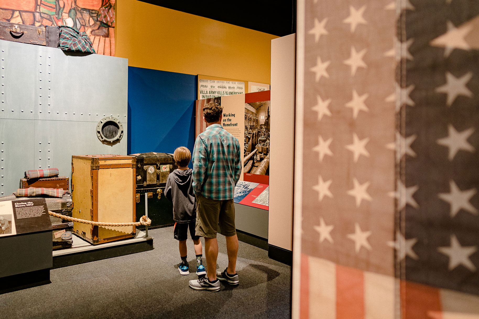 Throughout the summer, military families can enjoy free access to exhibitions at the Bullock Museum, including the special exhibition WWI America.