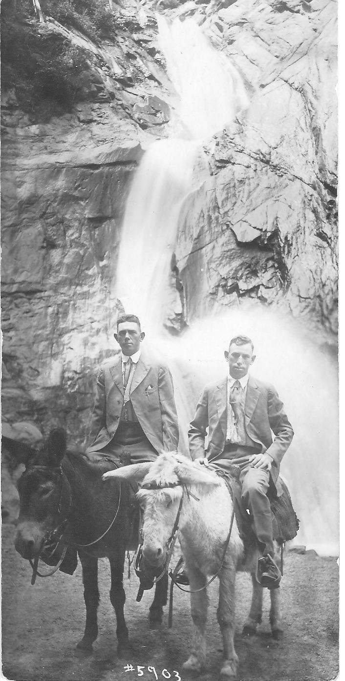 Beacher and Hosea Luscombe in Colorado