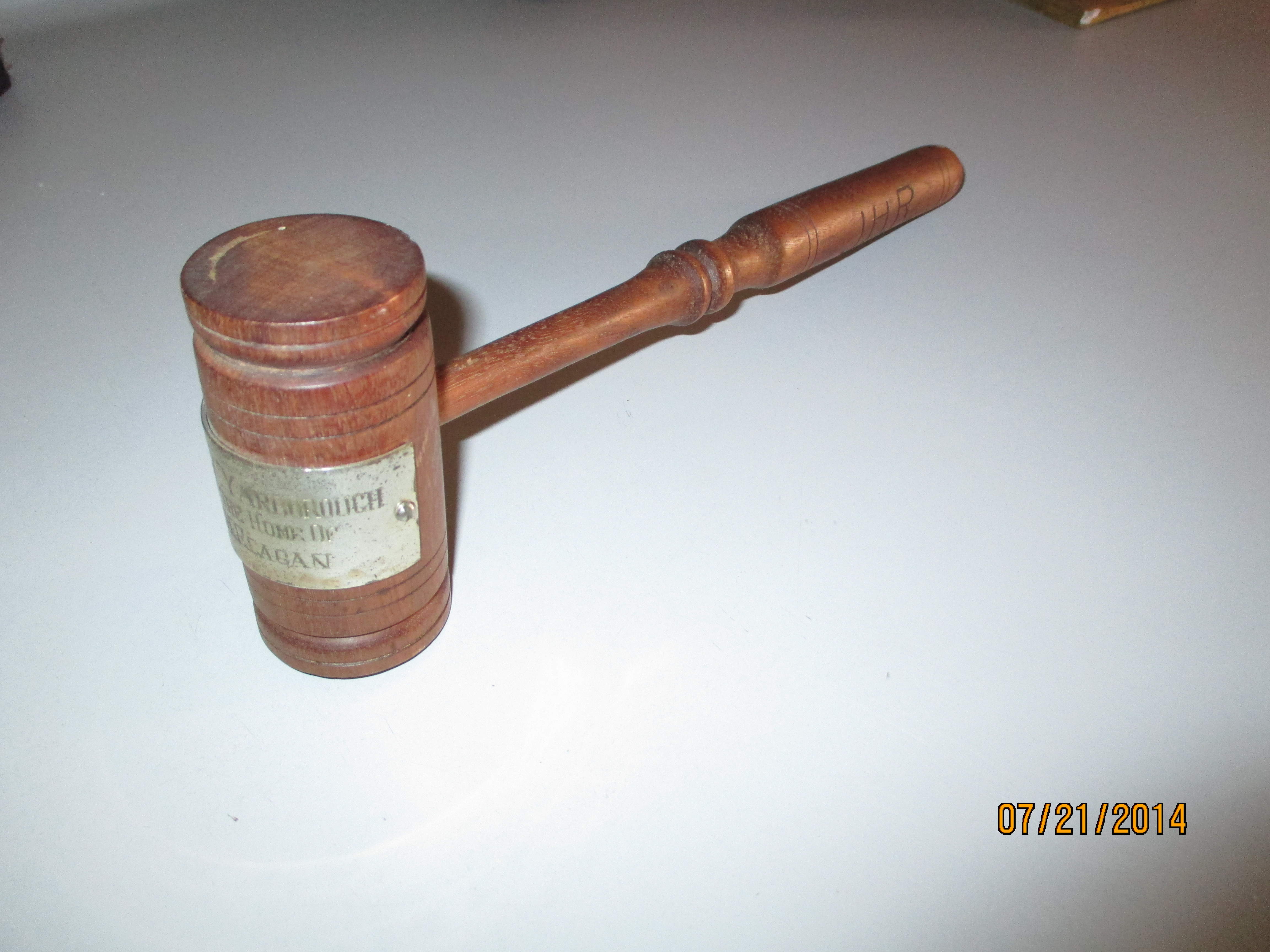 Judge Reagan gavel