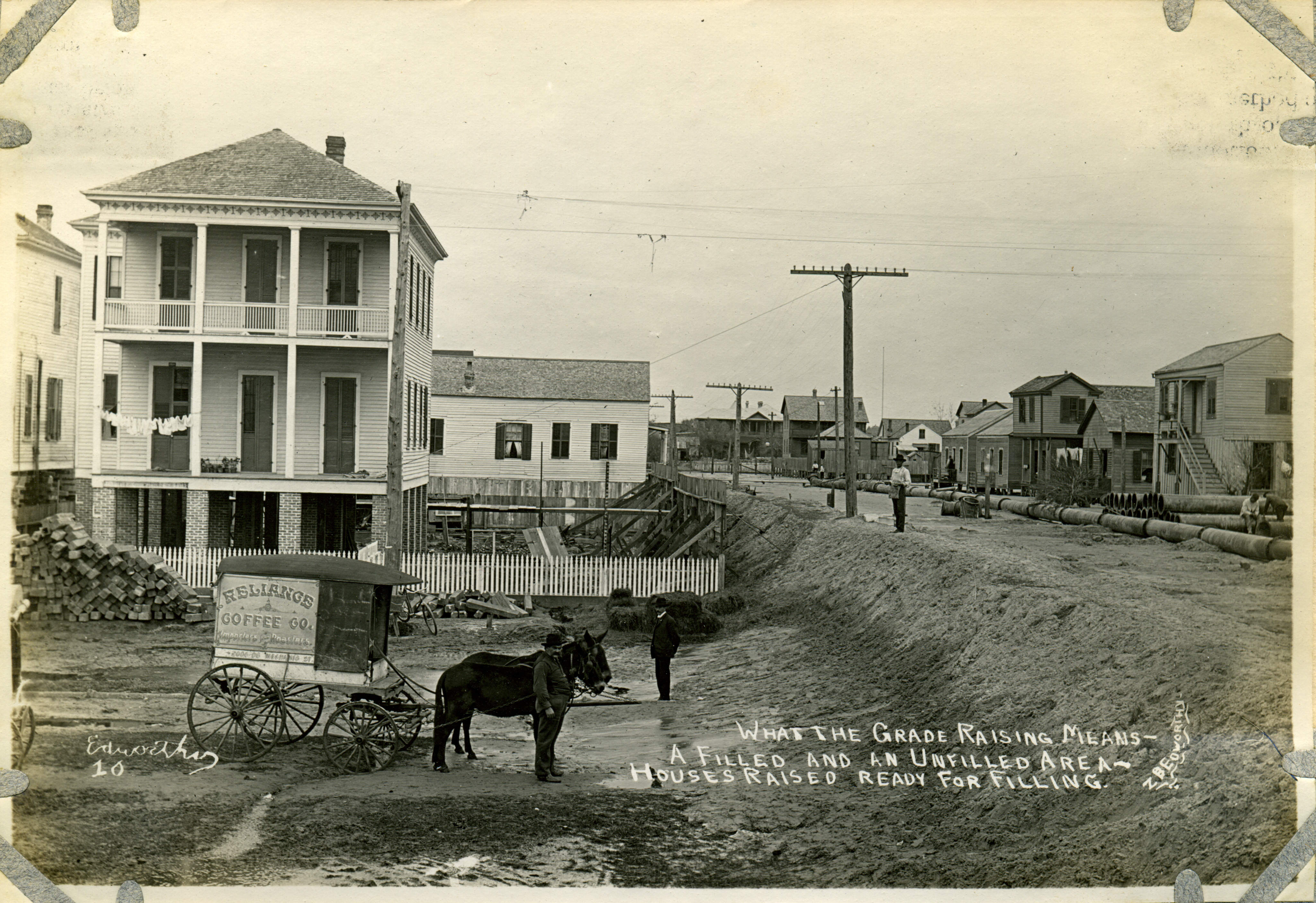 1903 photograph of Galveston 