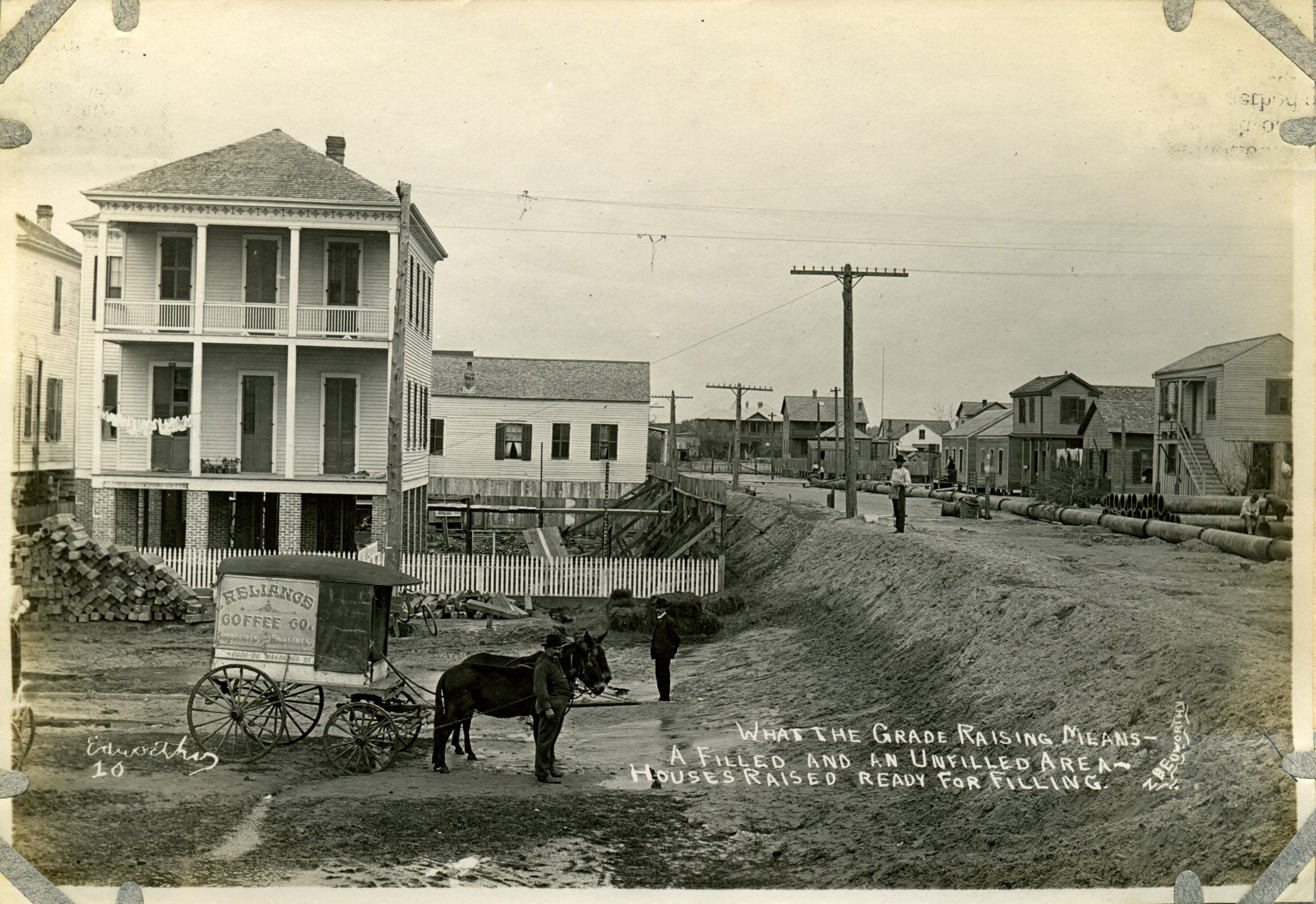 1903 photograph of Galveston