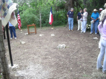 Crawford tornado cemetery dedication.