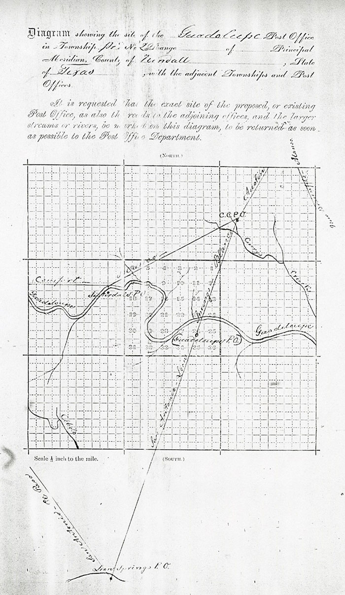 Charles Wenzel's proposal for the Guadalupe Post Office. 