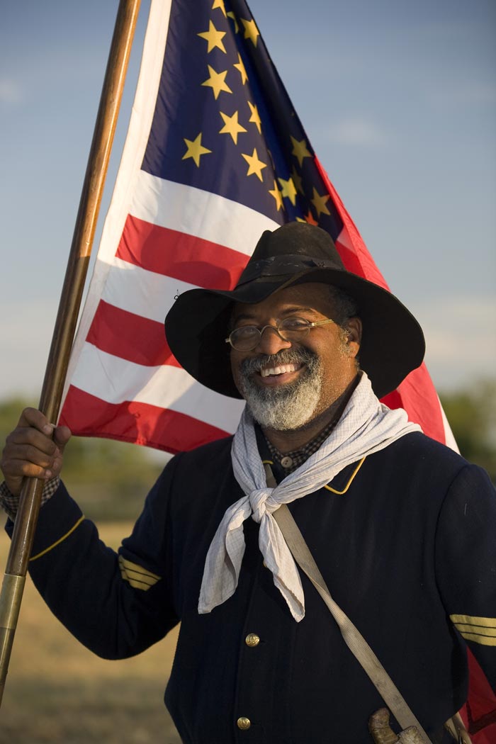 "The Face of Texas Living History" Henry B. Crawford