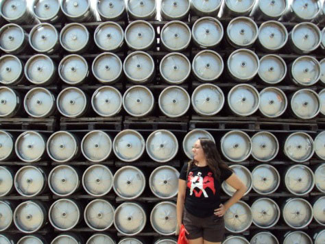 Kegs, kegs, and more kegs.